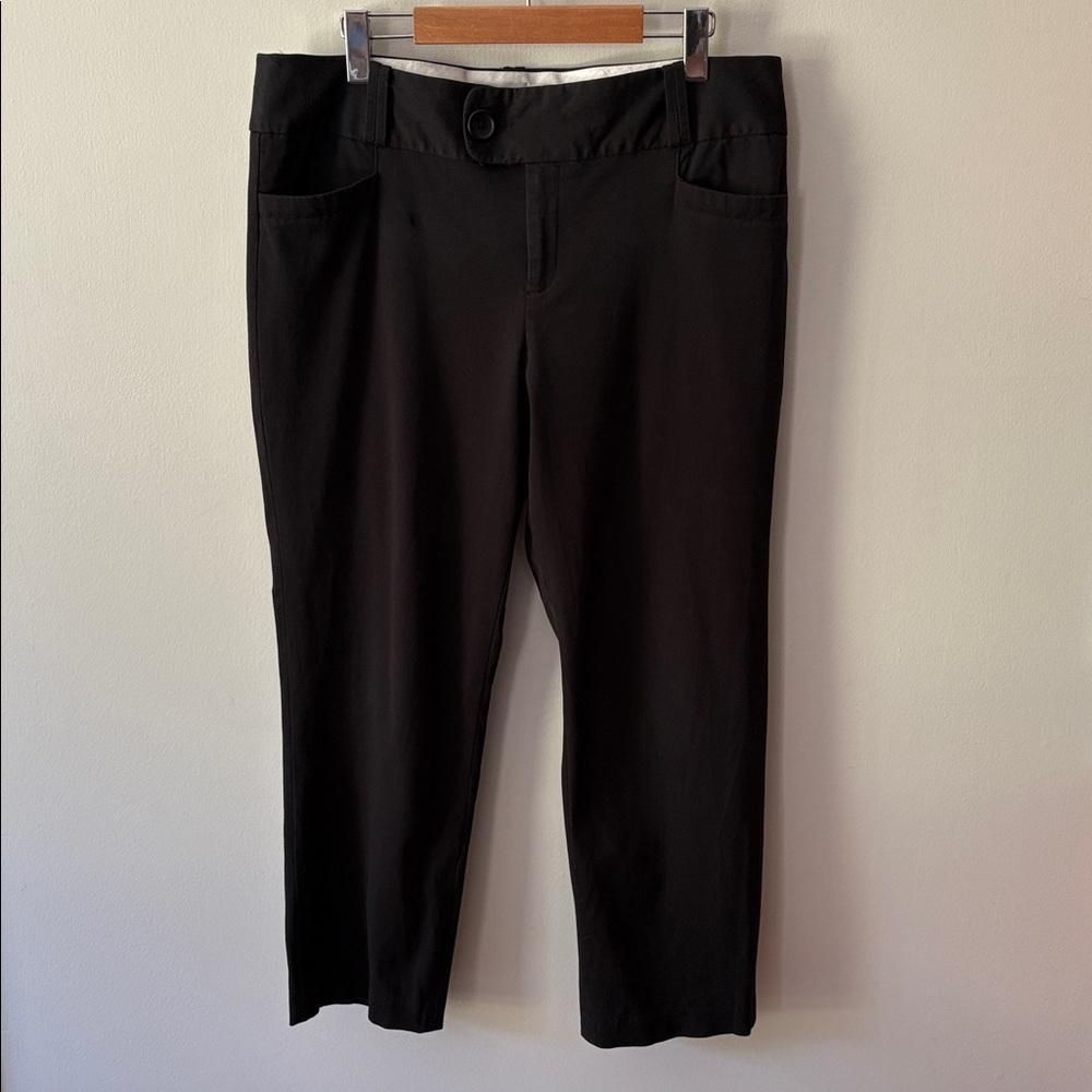 Banana Republic Martin Fit Tapered Pants Black Size 14